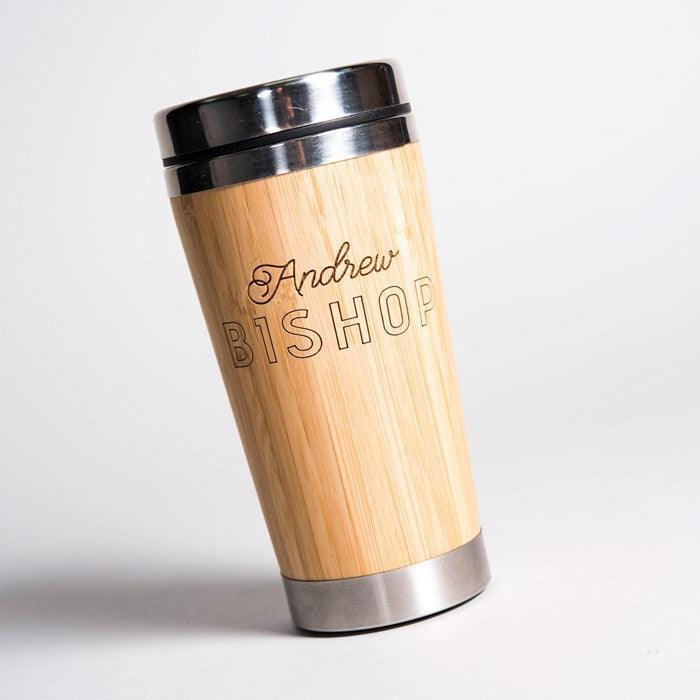 Personalized Eco-Friendly Bamboo Flask - Gift Lift