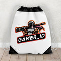 Personalized Gamer ID 2 Drawstring Bag