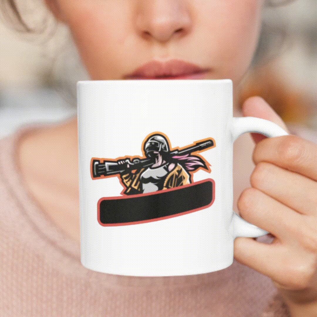 Uniquely Personalized Gamer ID Art Coffee Mug - www.giftlift.in