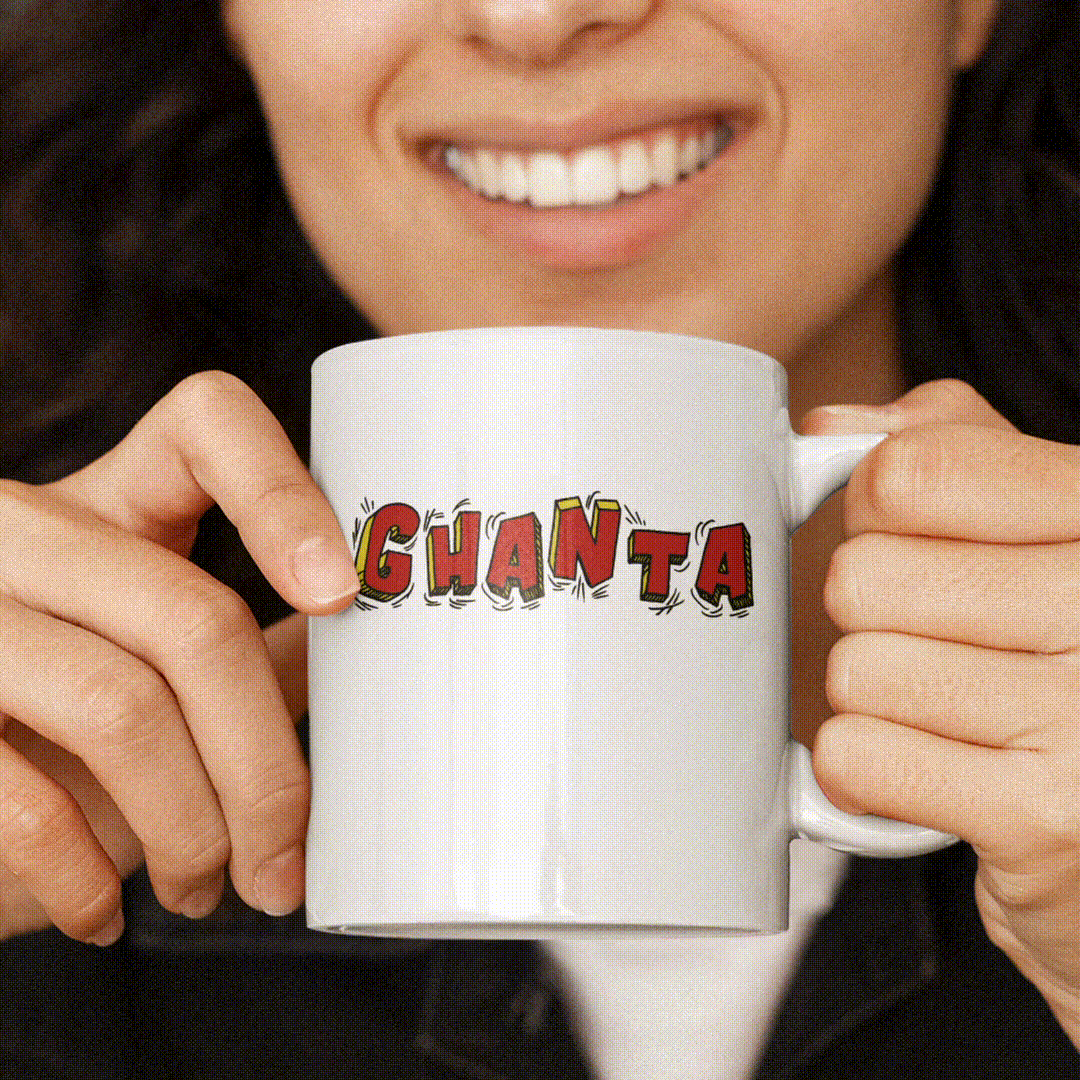 Personalized Ghanta Art Coffee Mug