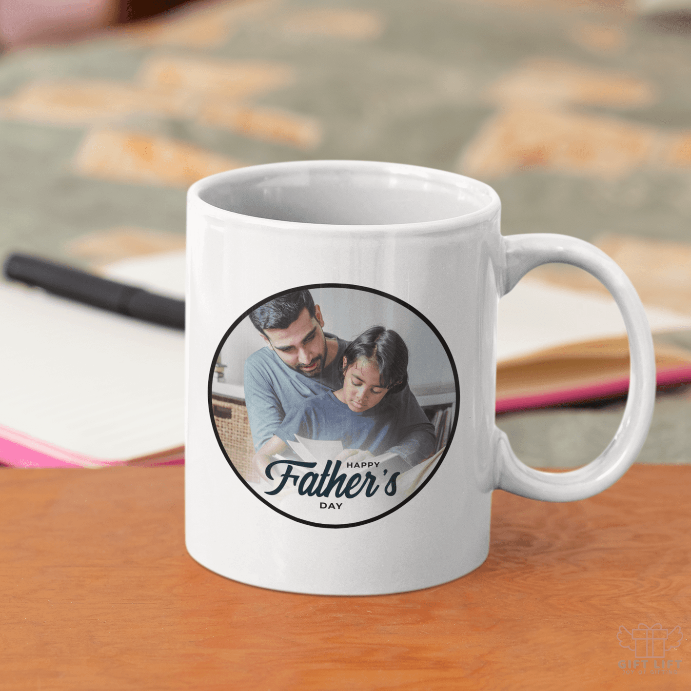 Personalized Happy Father's Day Art Coffee mug