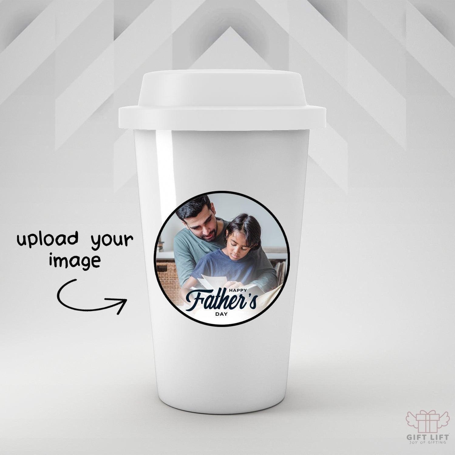 Uniquely Personalized Happy Father's Day Art Tumbler - www.giftlift.in