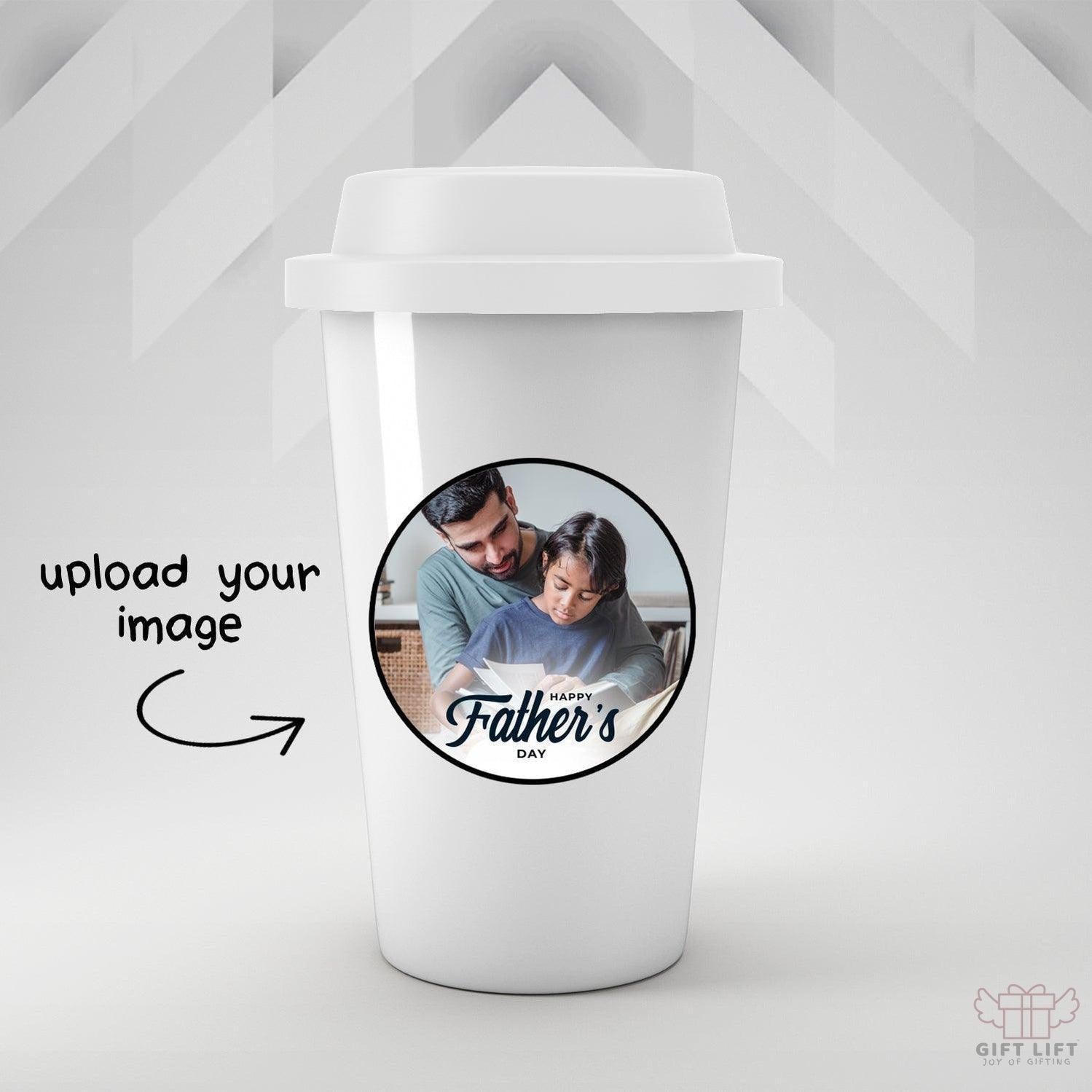 Personalized Happy Father's Day Art Tumbler