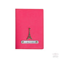 Personalized Hot Pink Textured Passport Cover