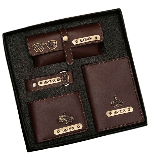 Uniquely Personalized Leather Gift Combo for HIM - Gift Lift