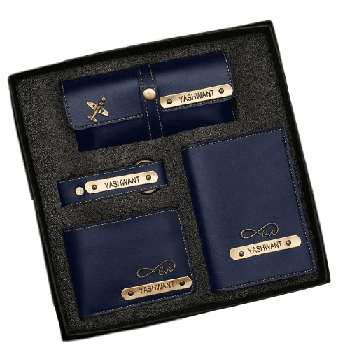 Uniquely Personalized Leather Gift Combo for HIM - Gift Lift