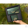 Personalized Leather Gift Combo with Smart Bottle