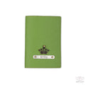 Personalized Light Green Textured Passport Cover