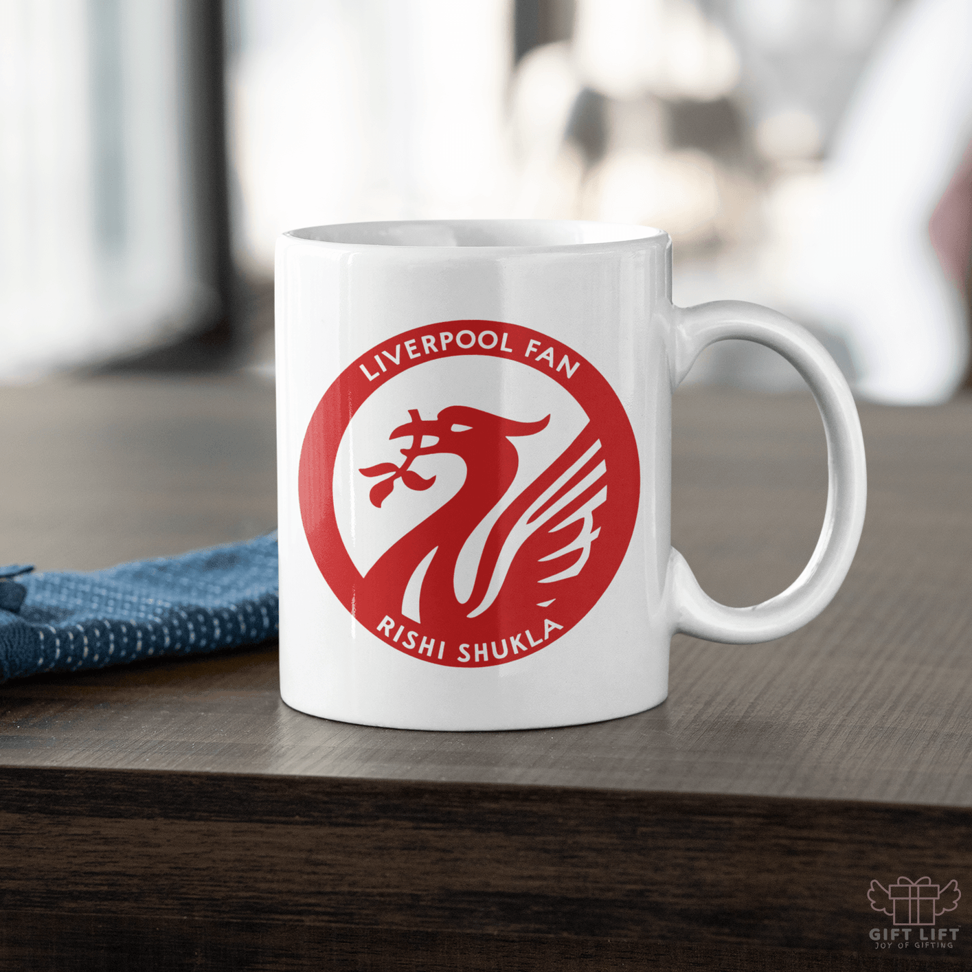 Personalized Liverpool FC Fan Art Coffee Mug