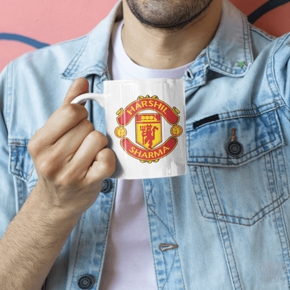 Personalized Manchester FC Fan Coffee Mug