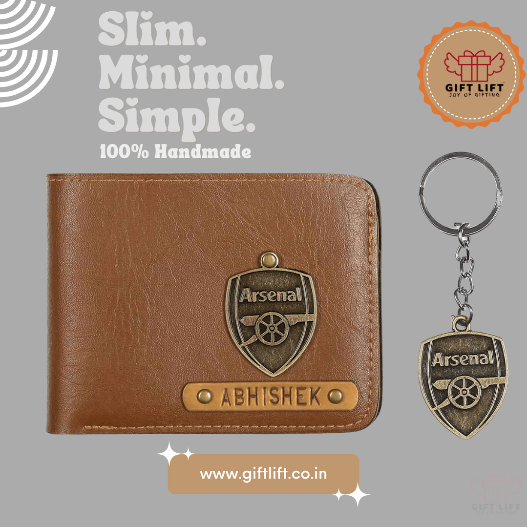 Personalized Mens Wallet - Arsenal