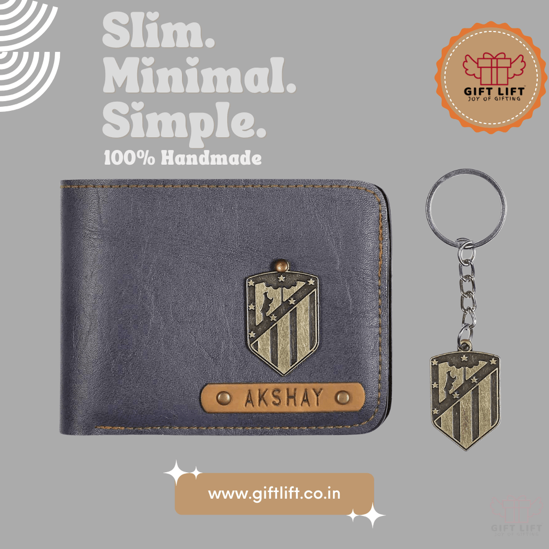 Personalized Mens Wallet - Atletico Madrid