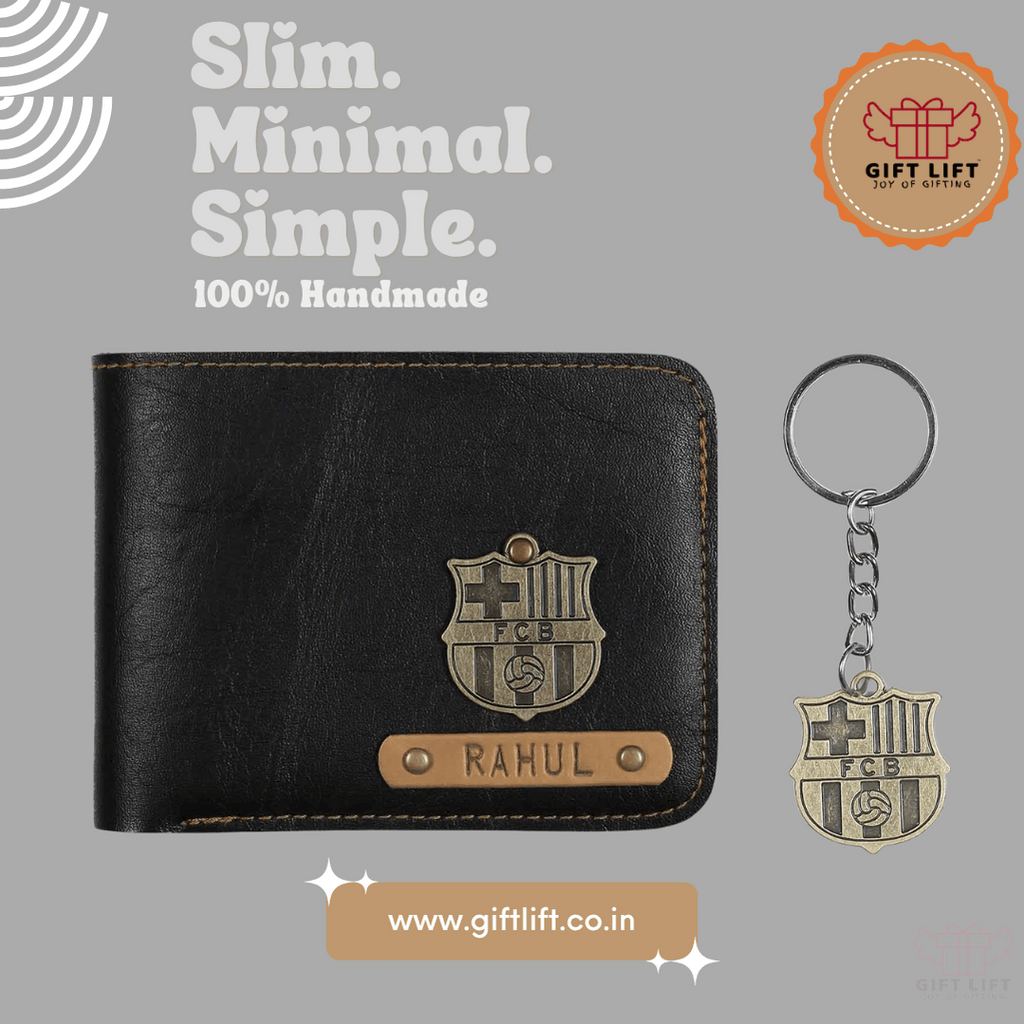 Personalized Mens Wallet - FC Barcelona