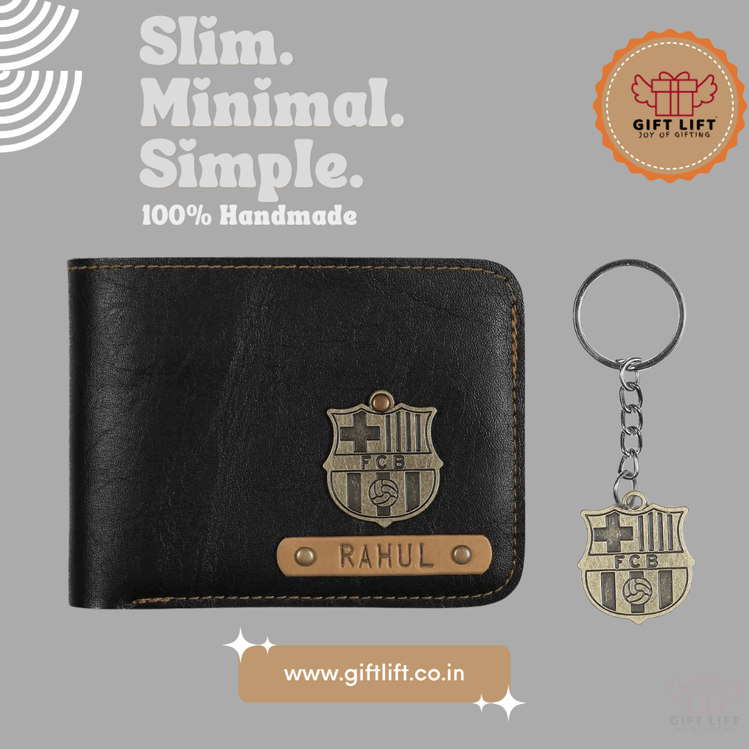 Personalized Mens Wallet - FC Barcelona