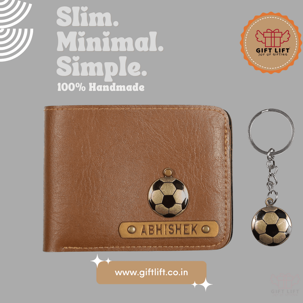 Personalized Mens Wallet - Football