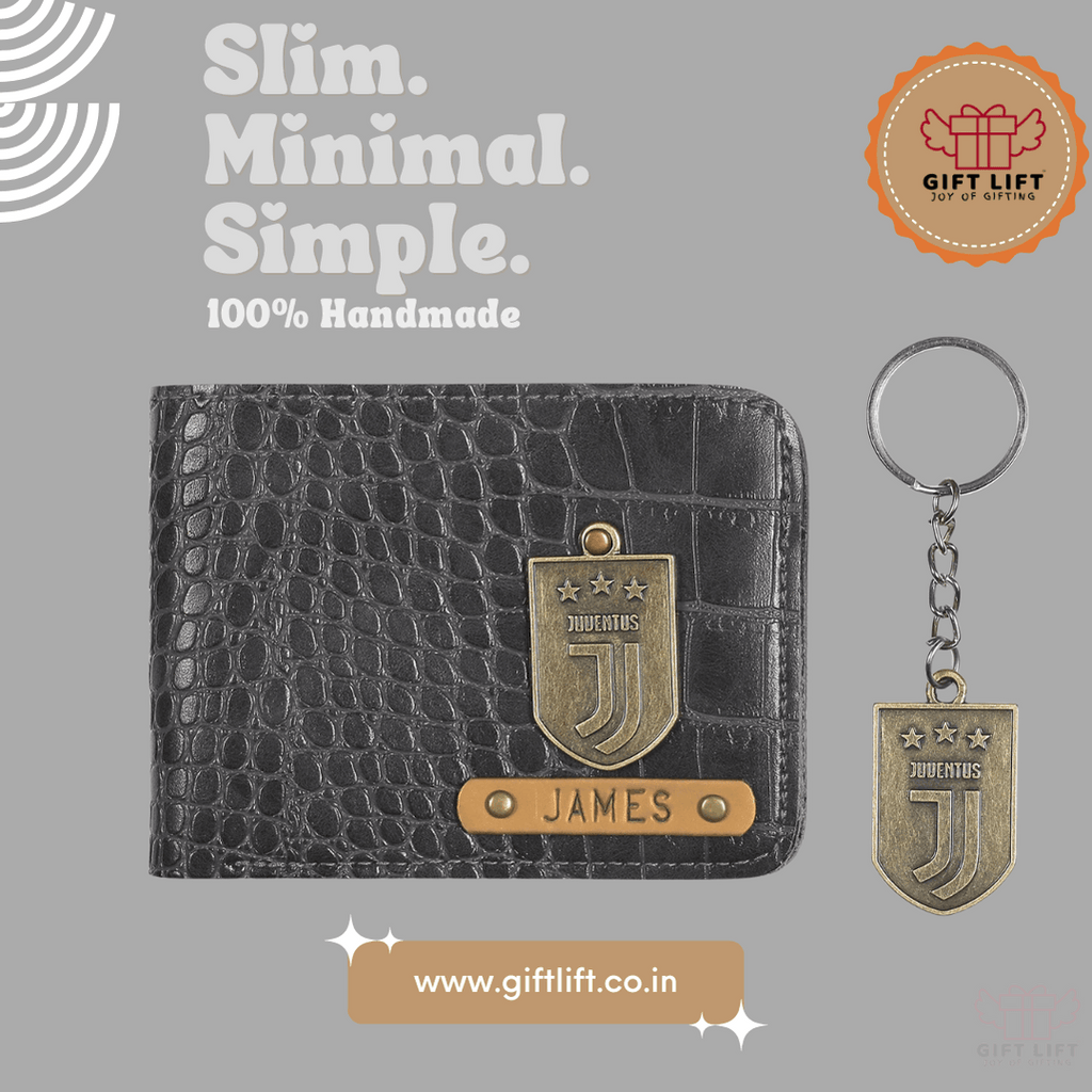 Personalized Mens Wallet - Juventus