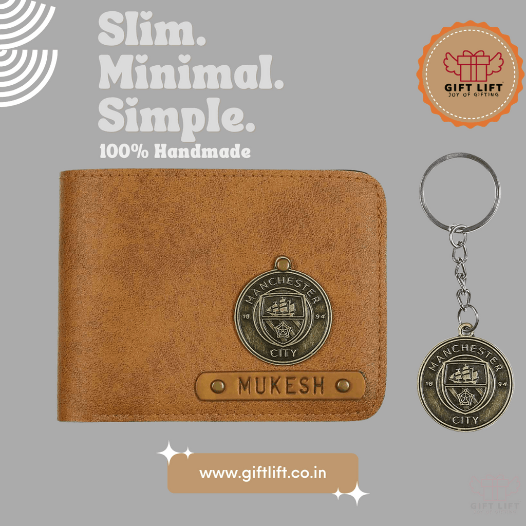 Personalized Mens Wallet - Manchester City