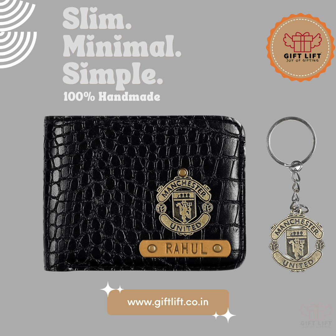 Personalized Mens Wallet - Manchester United