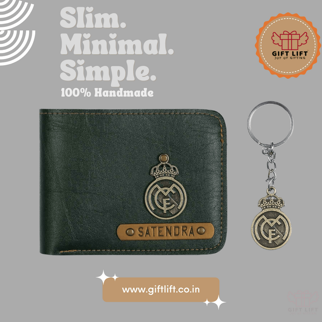 Personalized Mens Wallet - Real Madrid