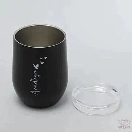Personalized Metal Mug(Black) - www.giftlift.in