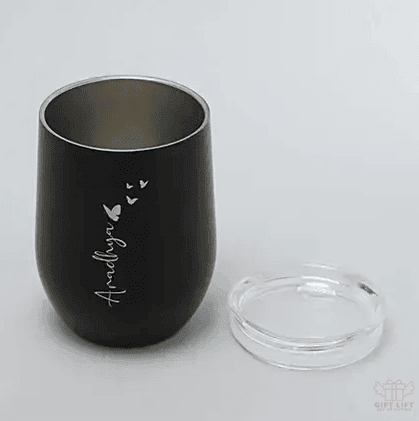 Uniquely Personalized Metal Mug(Black) - www.giftlift.in