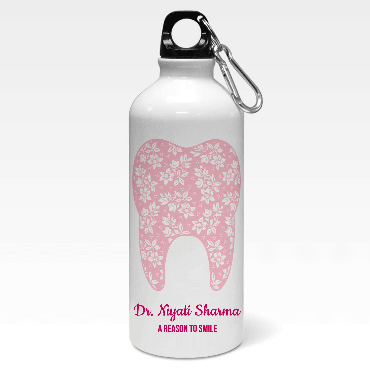 Personalized Name & Slogan Dental Art Sipper Bottle