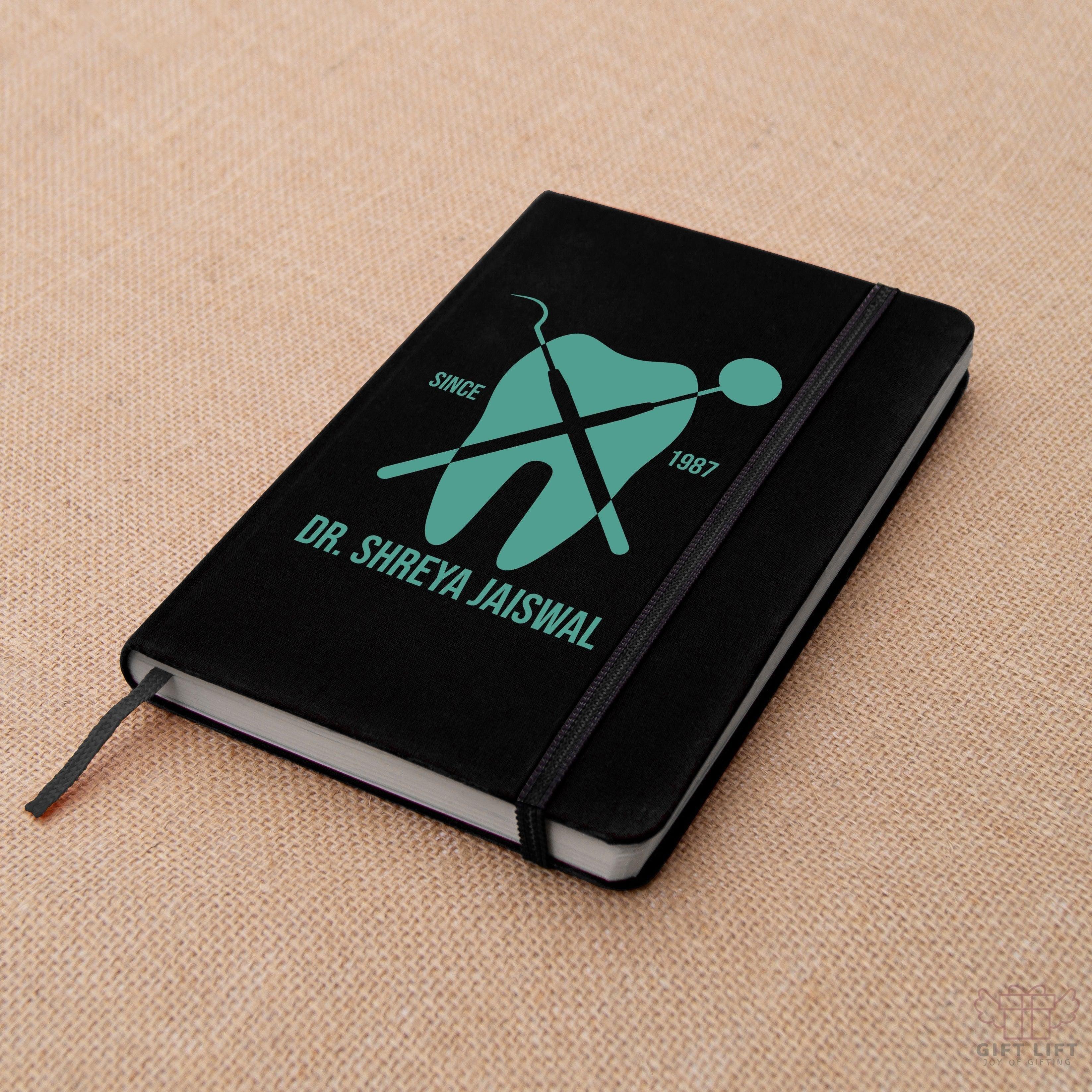 Personalized Notebook For Dentists - Dental Equipment Logo - Set of 2 Notebooks