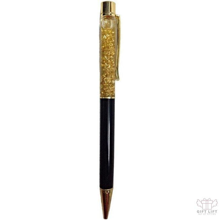 Personalized Pen -Golden Crystal