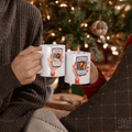 Personalized Perfect Match Romantic Couple Coffee Mug - Set of 2