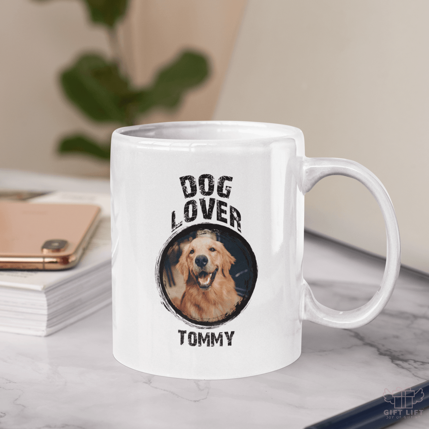 Personalized Pet Lover Art Coffee Mug