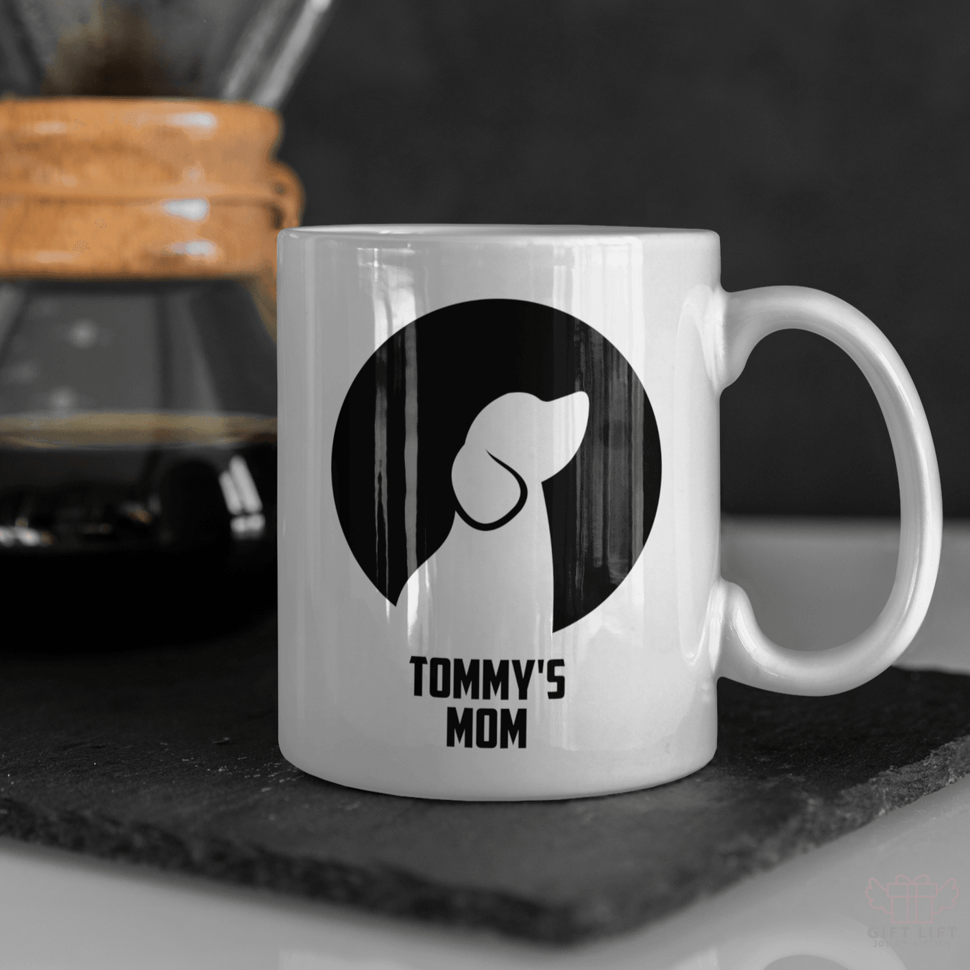 Personalized Pet Parent Art Coffee Mug