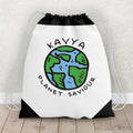 Uniquely Personalized Planet Saviour Art Drawstring Bag - www.giftlift.in