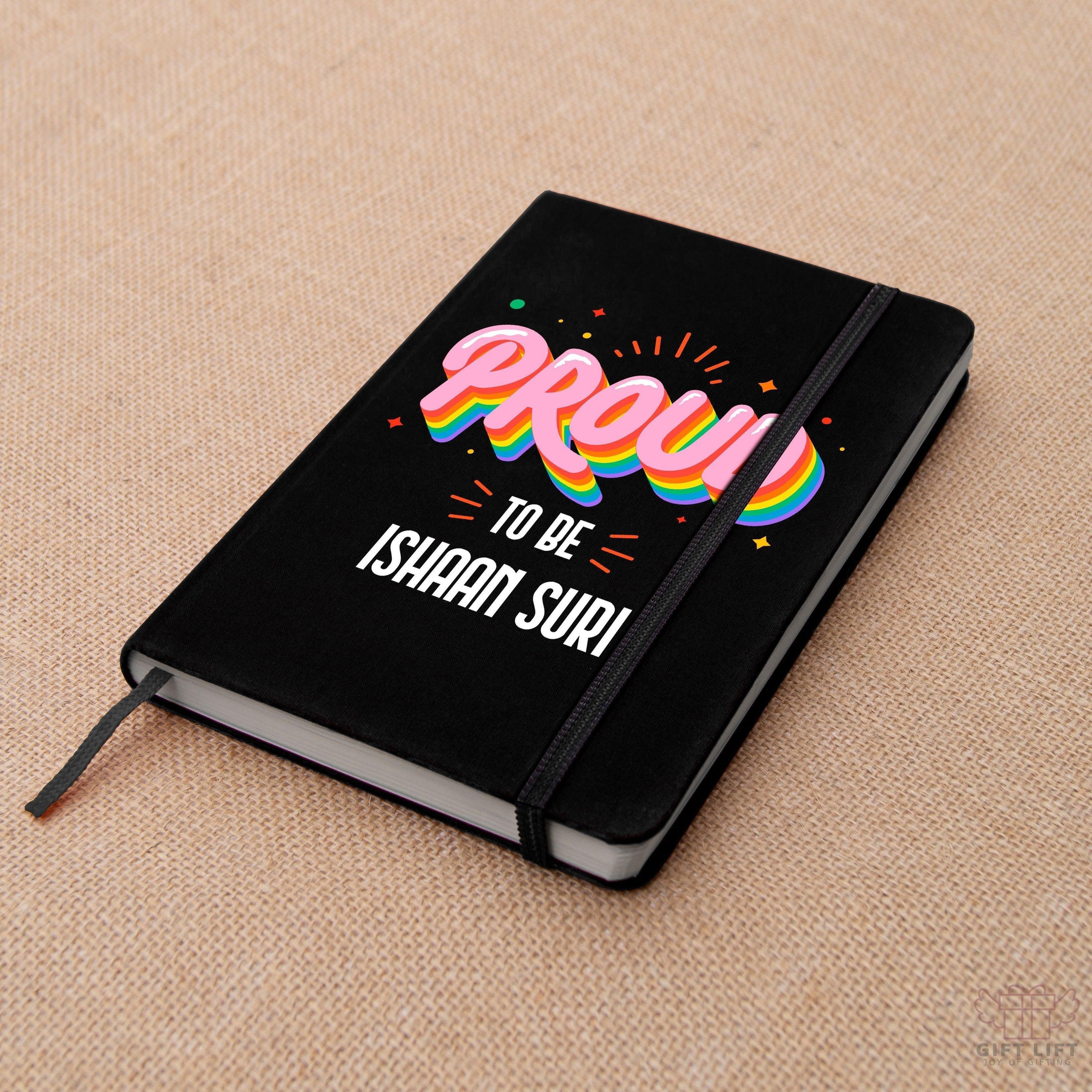 Personalized Pride & Proud Art Notebook - Set of 2