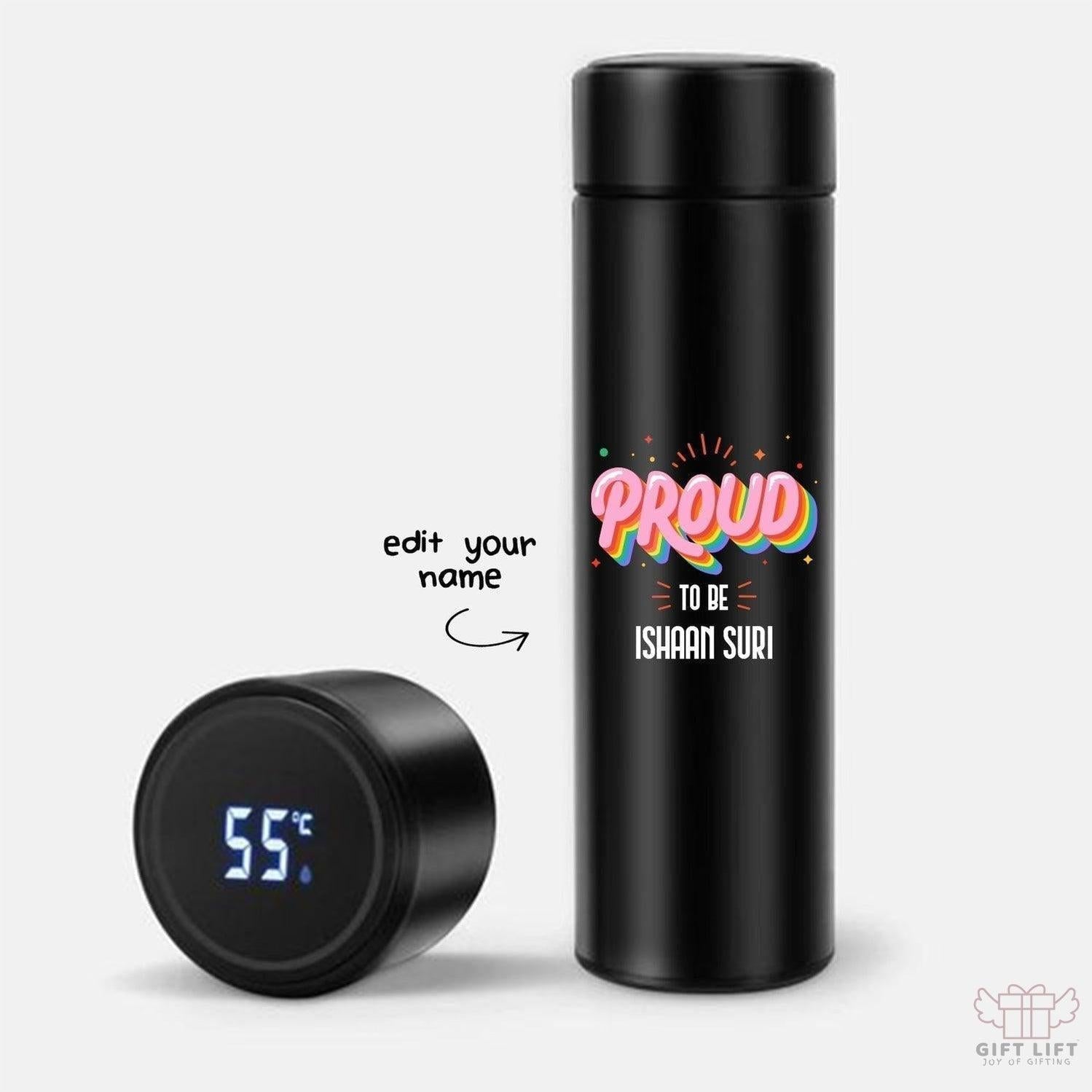 Personalized Pride & Proud Temperature Bottle (Hot & Cold Vacuum Flask)