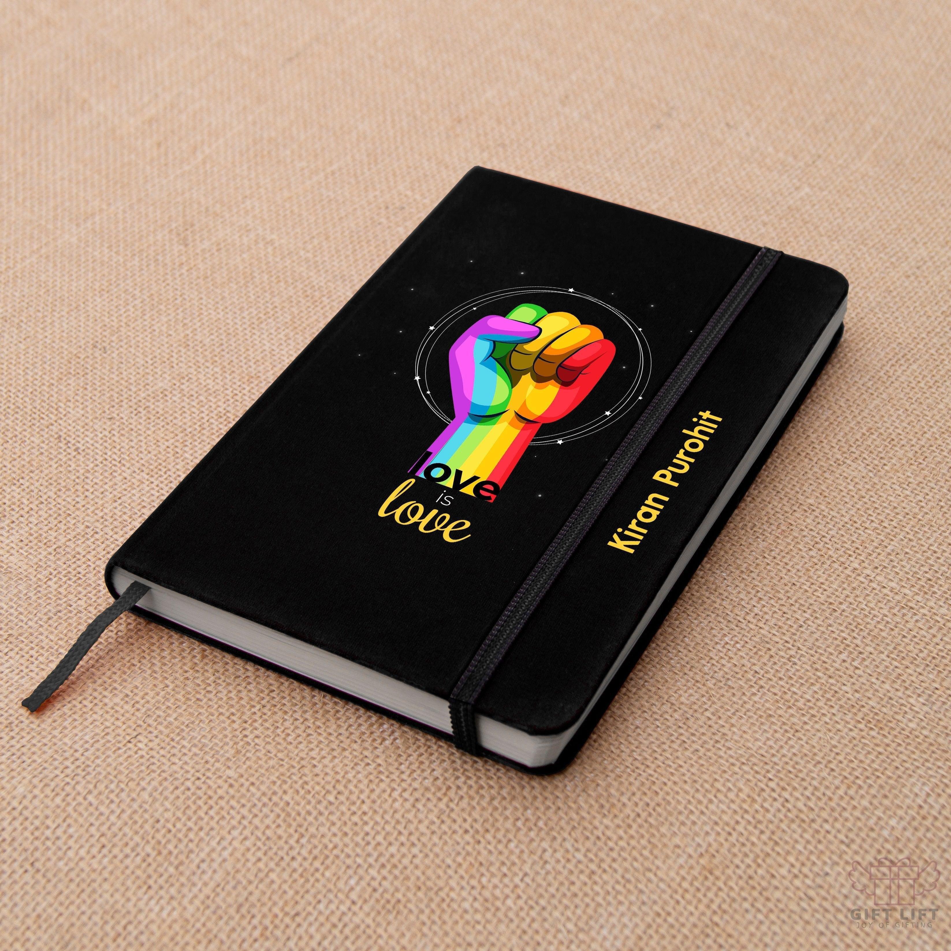 Personalized Pride Love Art Notebook - Set of 2