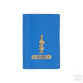 Personalized Royal Blue Textured Passport Cover