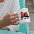 Personalized Sunset Couple Name Coffee Mug