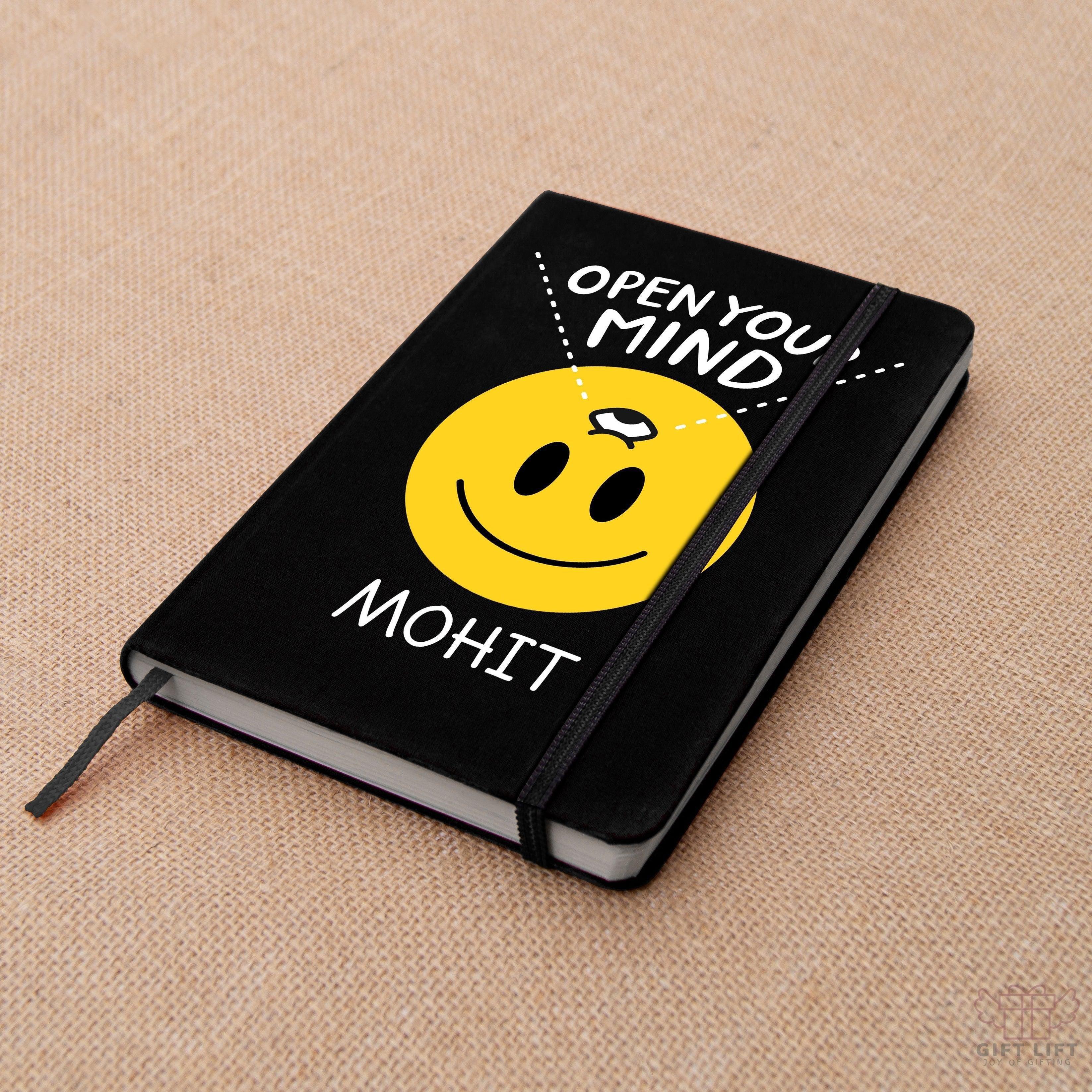 Personalized Third Eye Smiley Spiritual Art Notebook - Set of 2