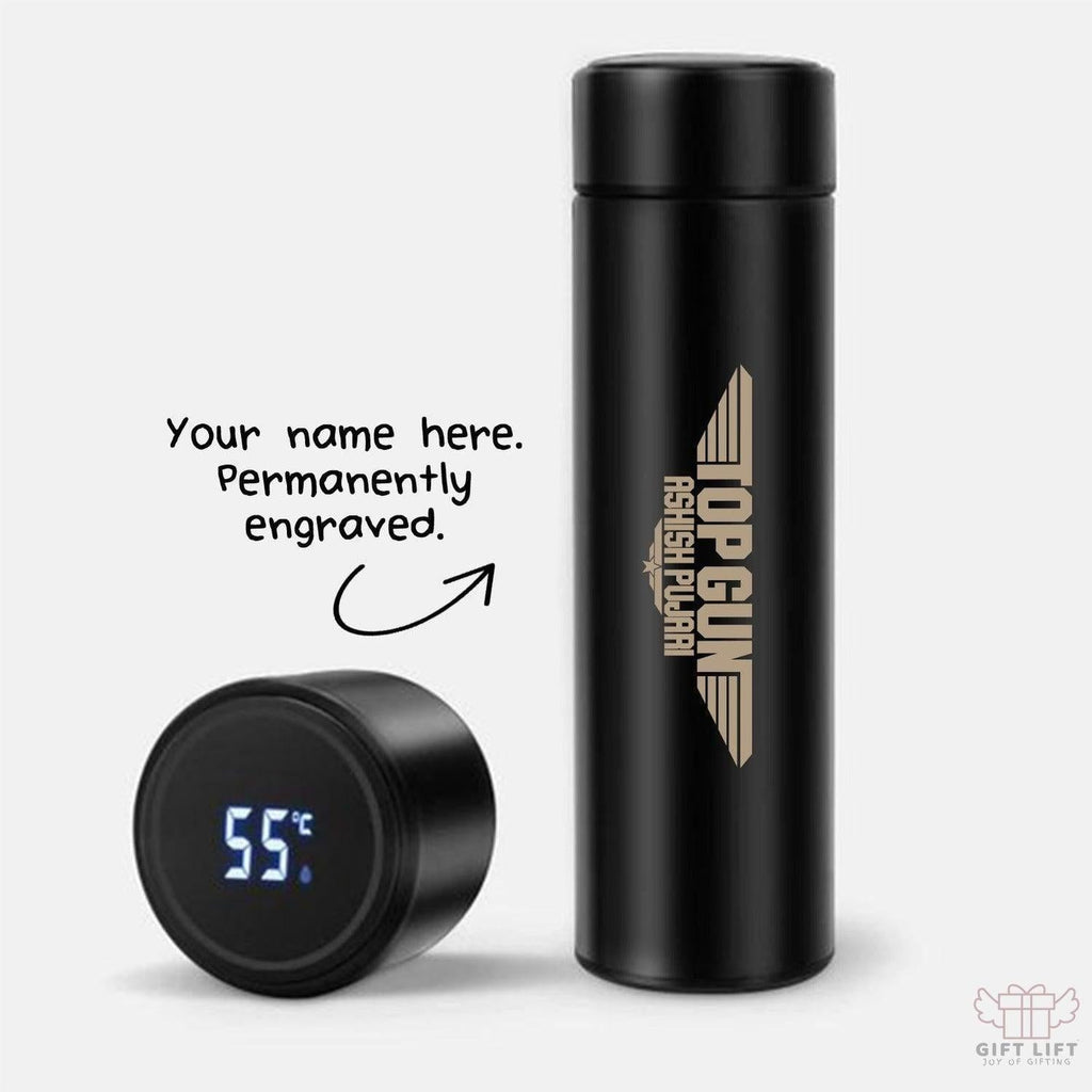 Personalized Top Gun Art Temperature Bottle (Hot & Cold Vacuum Flask)