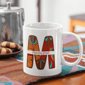 Personalized Tribal Initial & Name - Coffee Mug