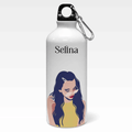 Unqiue Girls Portraits Art Custom Sipper Bottle