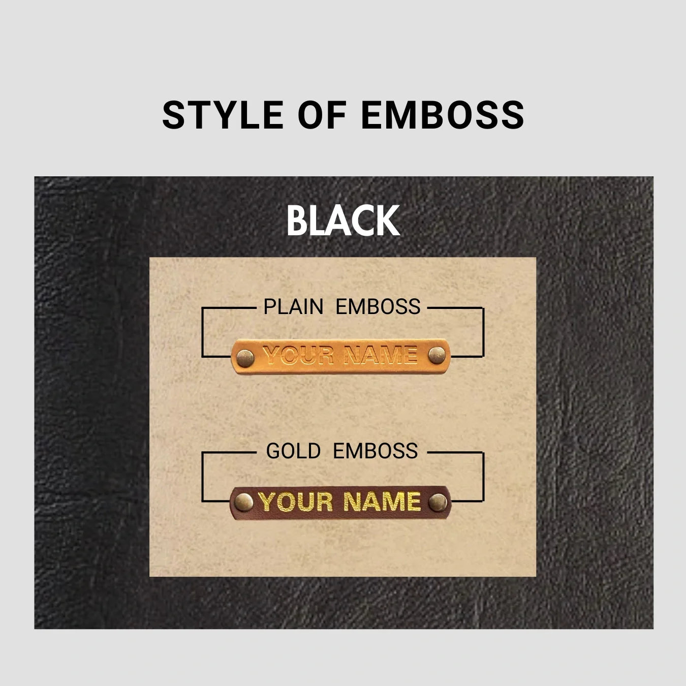 PERSONALISED UTILITY POUCH - BLACK