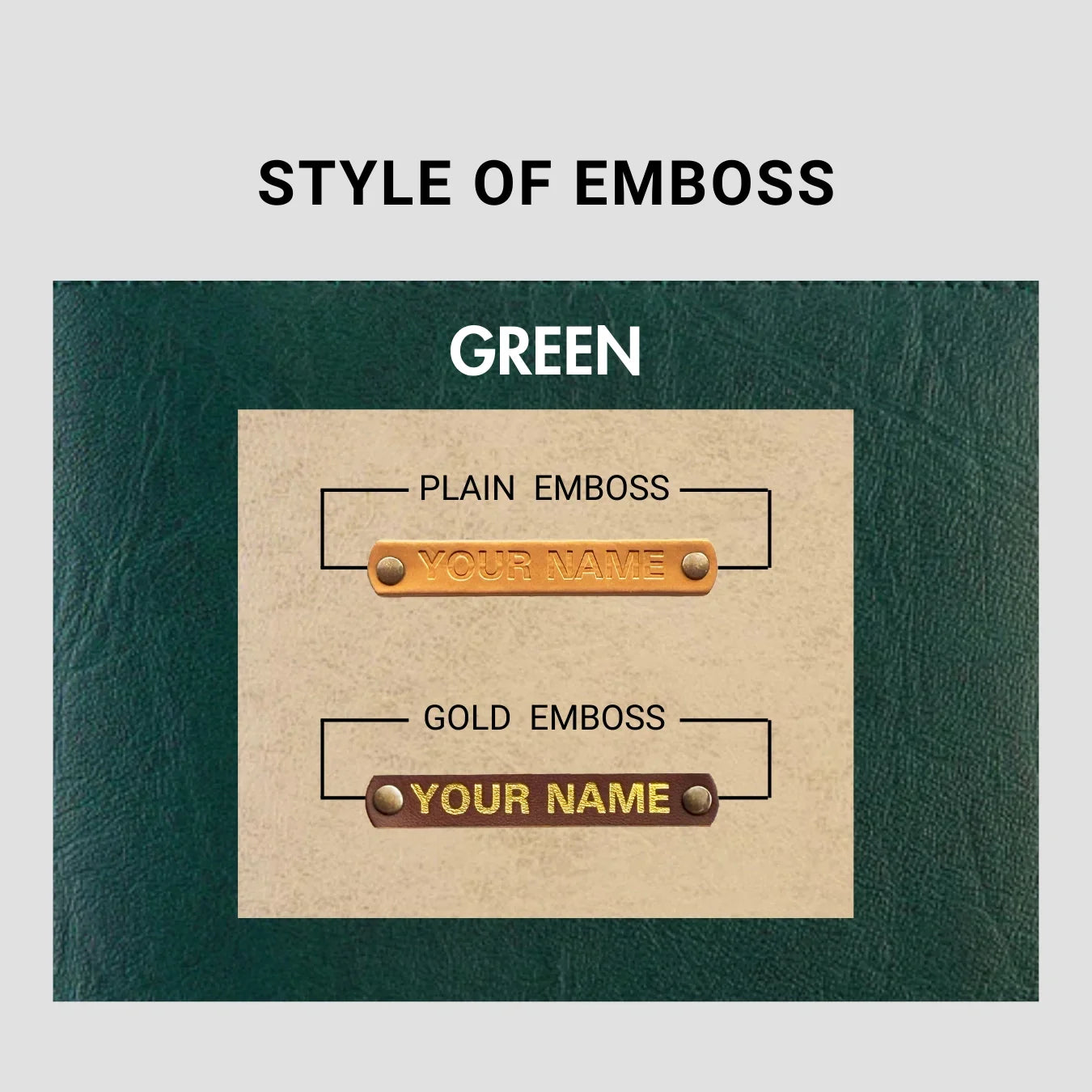 PERSONALISED UTILITY POUCH - GREEN