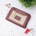 PERSONALISED UTILITY POUCH INITIALS - MAROON