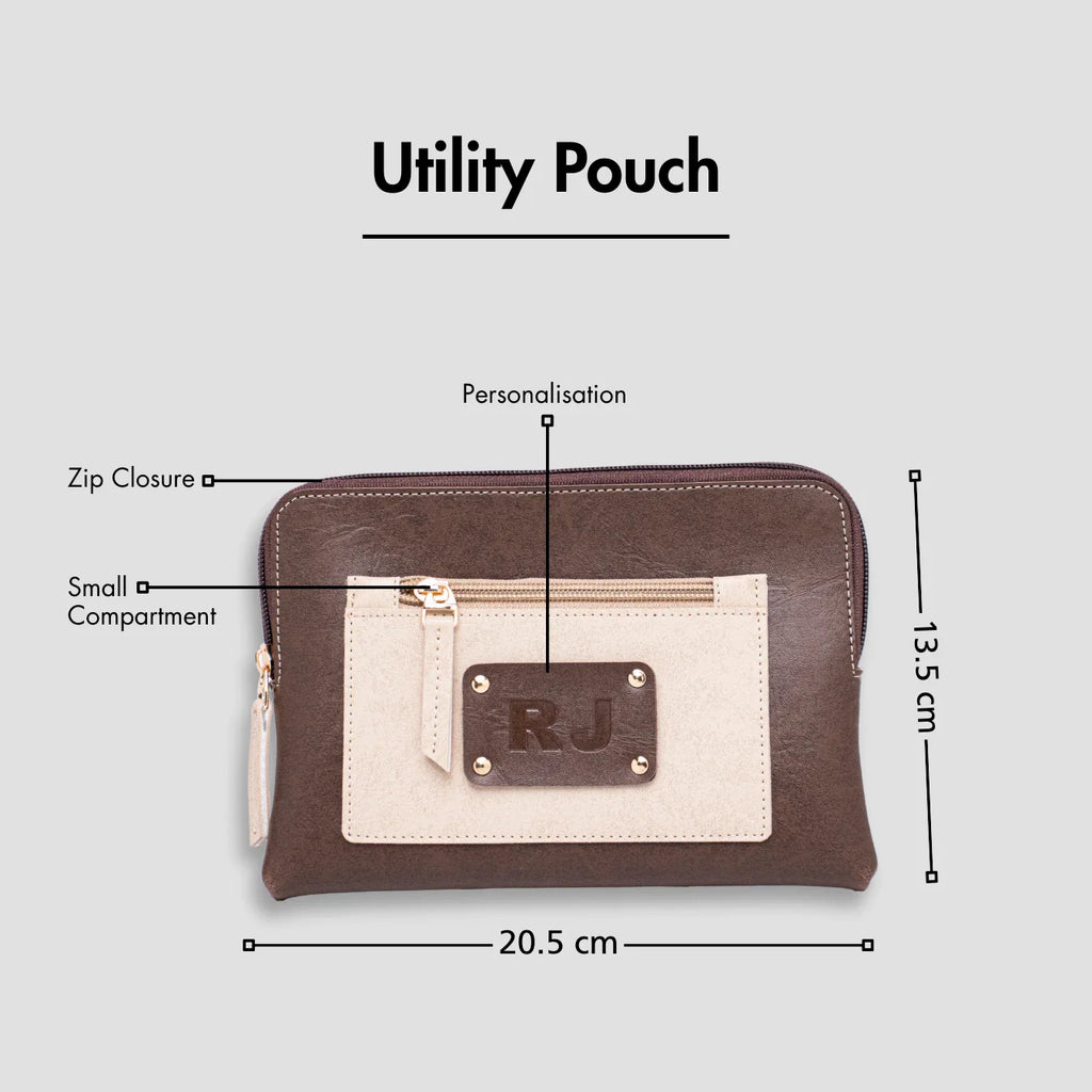 ULTIMATE VANITY KIT INITIALS - BROWN
