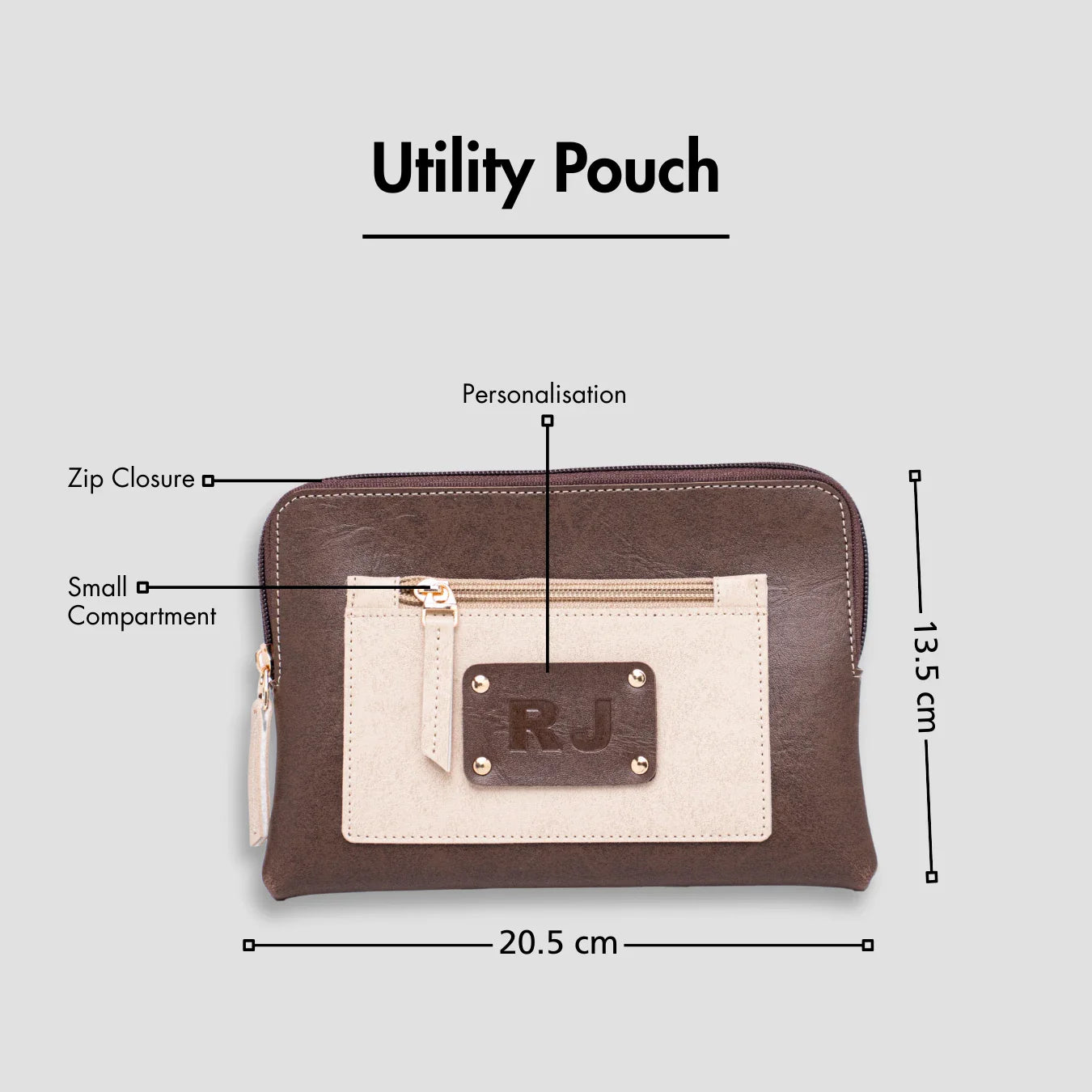 ULTIMATE VANITY KIT INITIALS - BROWN