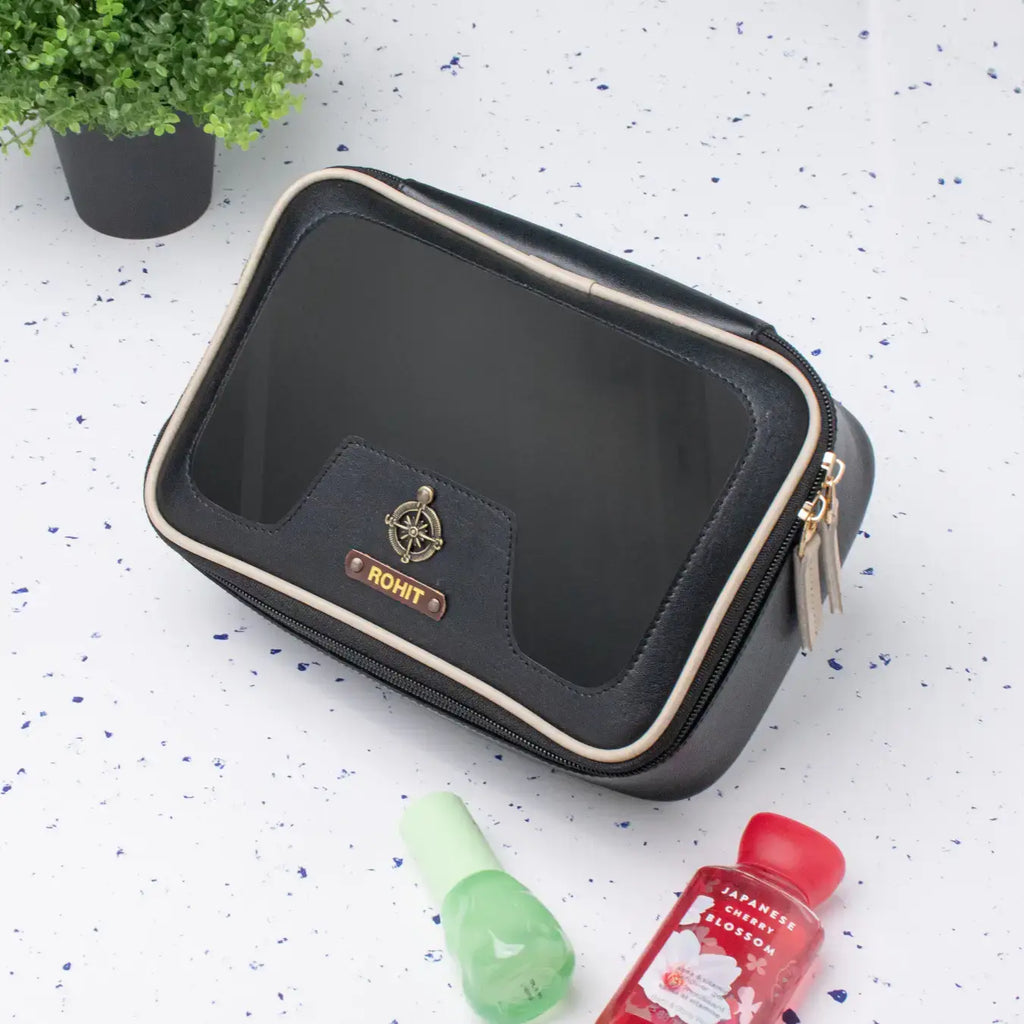 PERSONALISED VANITY CASE - BLACK
