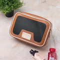 PERSONALISED VANITY CASE INITIALS - TAN