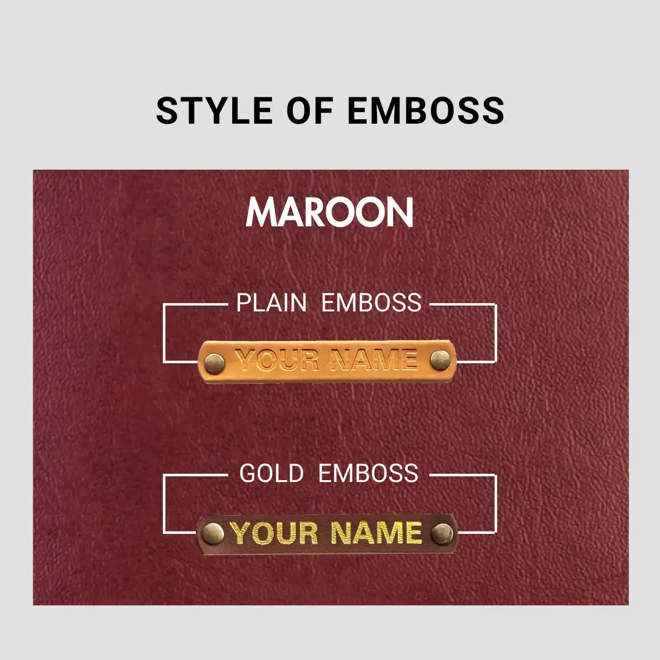 PERSONALISED VANITY CASE - MAROON