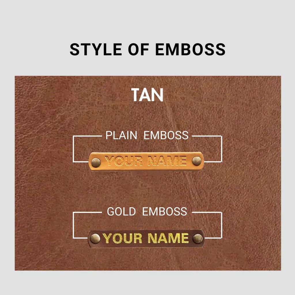 PERSONALISED VANITY CASE - TAN
